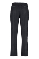 Wool blend trousers